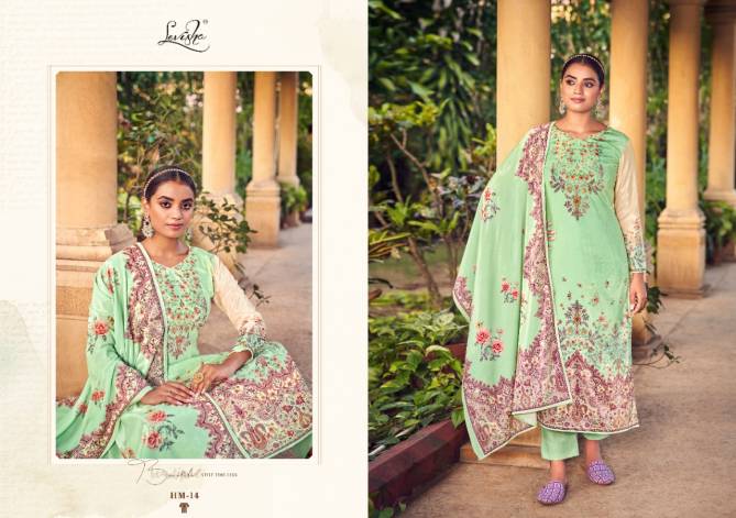 Levisha Hamza Fancy Printed Designer Casual Wear Dress Material Collection